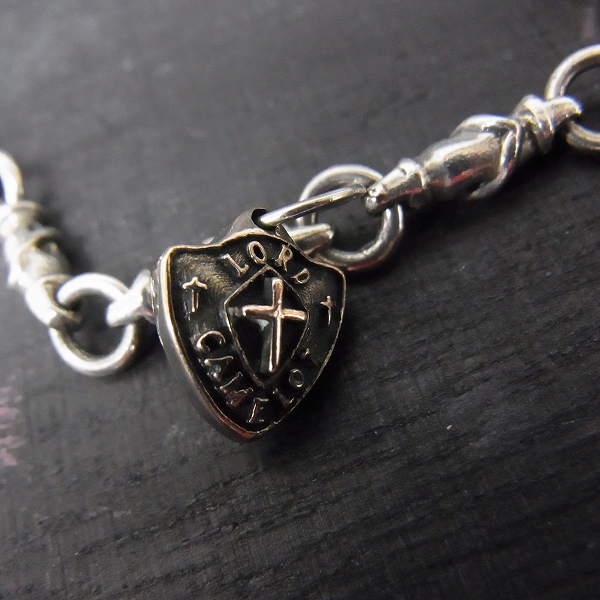 実際に弊社で買取させて頂いたLord Camelot/ロードキャメロット デザインチェーンｗ/ガーネット LC-1009GN 40㎝の画像 5枚目