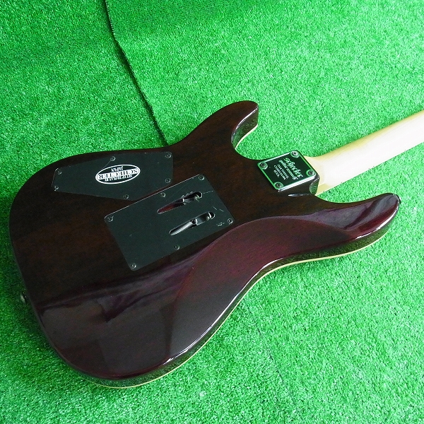 実際に弊社で買取させて頂いた★Schecter/シェクター Omen Extreme-FR エレキギター Black Cherryの画像 5枚目