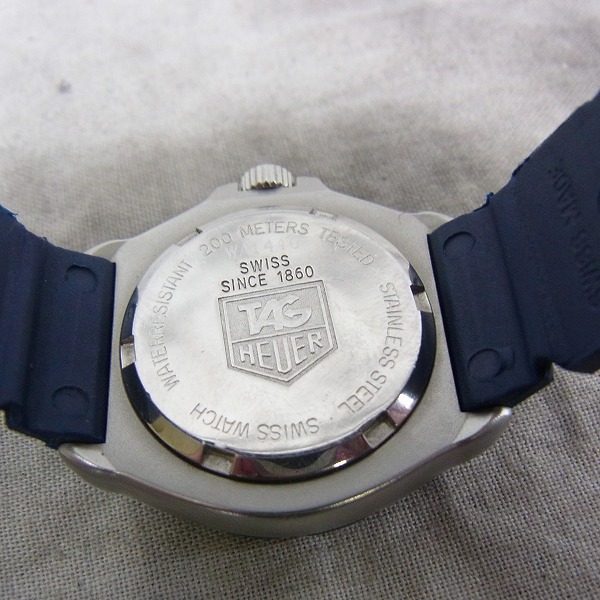 実際に弊社で買取させて頂いたTAGHEUER/タグホイヤー FORMULA1/フォーミュラ1 クオーツ 腕時計【動作未確認】の画像 5枚目