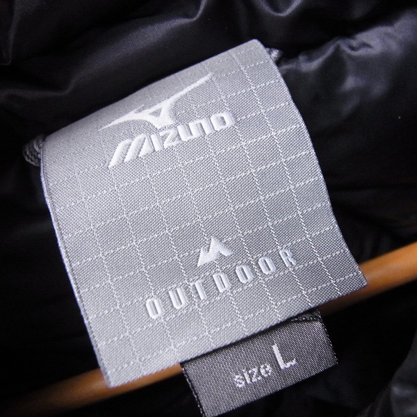 実際に弊社で買取させて頂いた【未使用】MIZUNO/ミズノ ゴルフウェア ダウンベスト ブラック/Lの画像 2枚目