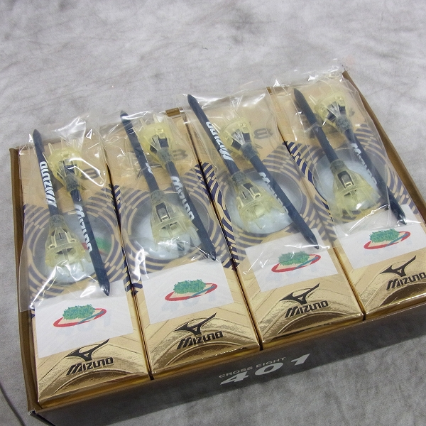 実際に弊社で買取させて頂いた【未使用】MIZUNO/ミズノ ゴルフボール X8 CROSS EIGHT 401 ホワイト ティー付 プリント入の画像 1枚目