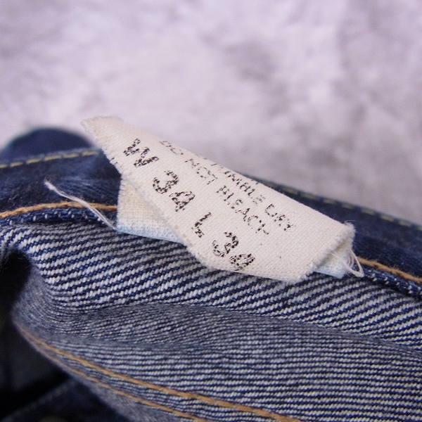 実際に弊社で買取させて頂いたSUGAR CANE/シュガーケーン デニムパンツ 1947/34の画像 4枚目