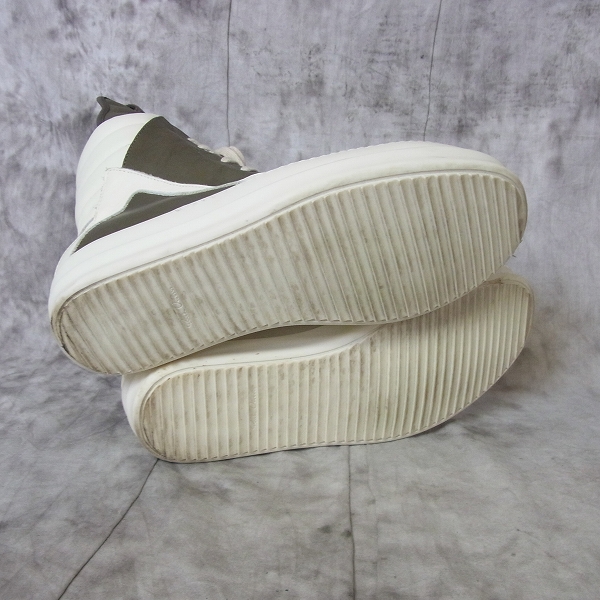 実際に弊社で買取させて頂いたRick Owens/リックオウエンス Geobasket/ジオバスケット 16SS ハイカットスニーカー 41の画像 2枚目