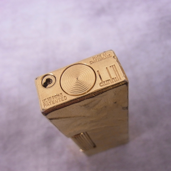 実際に弊社で買取させて頂いたDunhill/ダンヒル ローラー ガスライター ゴールド スイス製の画像 6枚目