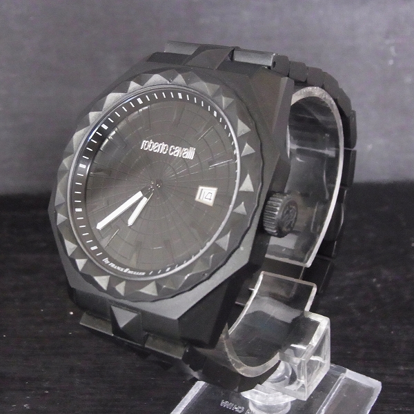 実際に弊社で買取させて頂いたRoberto Cavalli by FRANCK MULLER／ロベルト・カヴァリ バイ フランクミュラー クォーツ 腕時計 RV1G018M0071の画像 0枚目