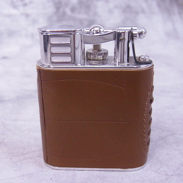 実際に弊社で買取させて頂いたdunhill/ダンヒル UNIQUE/ユニーク ターボ/ガスライター 革巻きの画像 1枚目