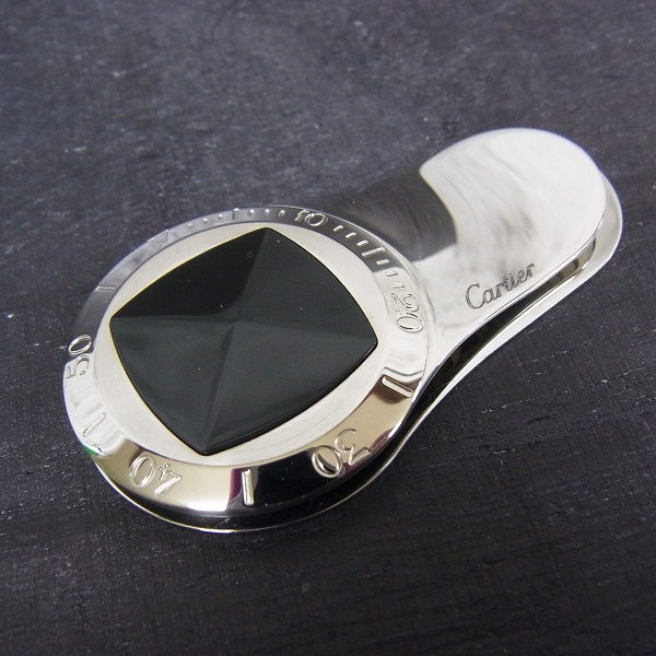 実際に弊社で買取させて頂いたCartier/カルティエ パシャライン マネークリップ ブラックカボション