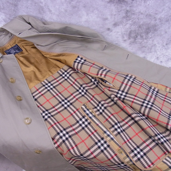 実際に弊社で買取させて頂いたBURBERRY PRORSUM/バーバリープローサム ステンカラーコート/ライナー タータンチェックの画像 4枚目