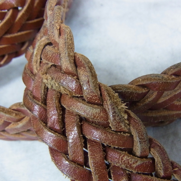 実際に弊社で買取させて頂いたAKM/エイケイエム ラグジュアリーベルト/編み込み  シングルピンの画像 6枚目