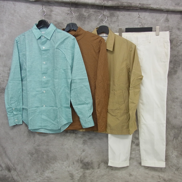 実際に弊社で買取させて頂いたEDIFICE/エディフィス ジャケット/シャツ/スラックス/ニット 4点セット