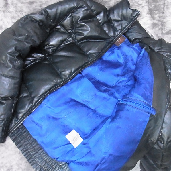 実際に弊社で買取させて頂いたdrestrip/ドレストリップ 鹿革/ディアスキン レザーダウンジャケット 1の画像 2枚目