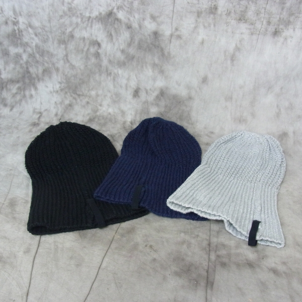 実際に弊社で買取させて頂いたjunhashimoto/ジュンハシモト ニットキャップ 3点セット