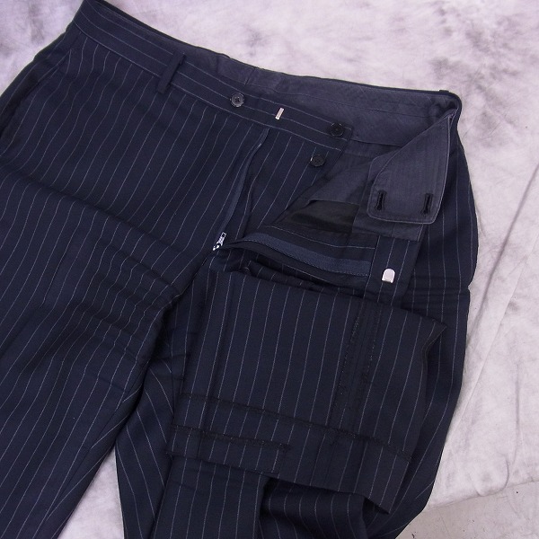 実際に弊社で買取させて頂いたEDIFICE/エディフィス ストライプ 2Bスーツ セットアップ/48の画像 9枚目