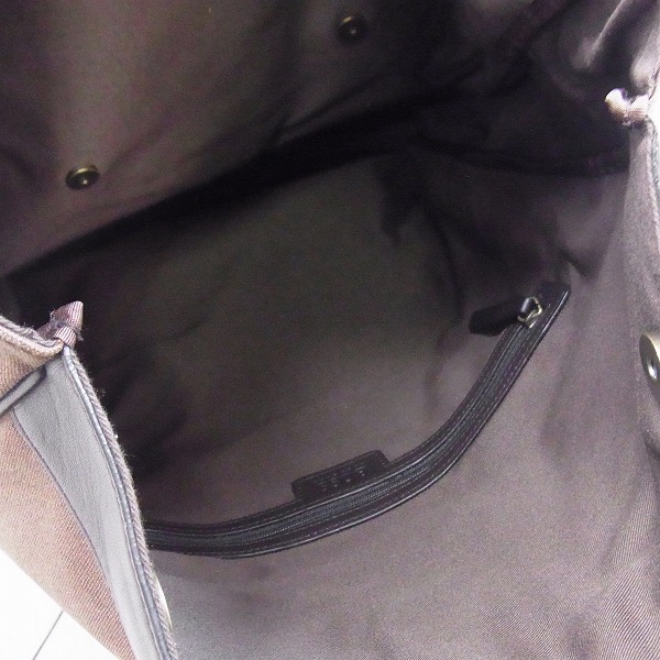 実際に弊社で買取させて頂いたHUGO BOSS/ヒューゴボス キャンバス切替 2WAY トートバッグの画像 4枚目