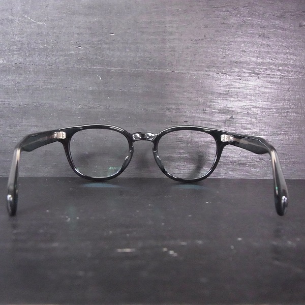 実際に弊社で買取させて頂いたOLIVER PEOPLES/オリバーピープルズ 黒縁 メガネフレーム SHELDRAKE-J BKGの画像 5枚目