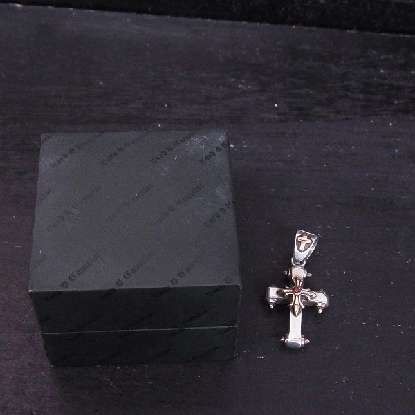実際に弊社で買取させて頂いたLord Camelot/ロードキャメロット クロスオンクロス ペンダントｗ/ガーネット  LC-227の画像 3枚目