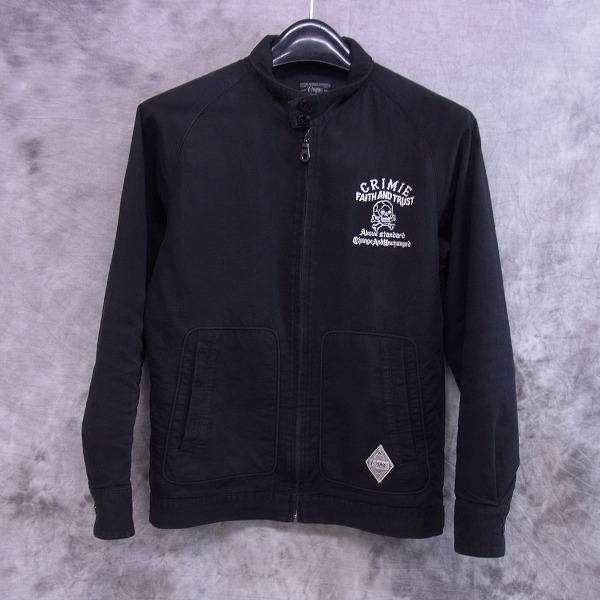 実際に弊社で買取させて頂いたCRIMIE/クライミー スカル刺繍 ジップアップブルゾン/M