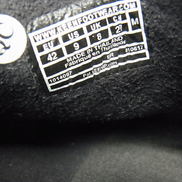 実際に弊社で買取させて頂いたKEEN/キーン UNEEK MONOCHROME/ユニークモノクローム サンダル1014097/27.0 の画像 5枚目