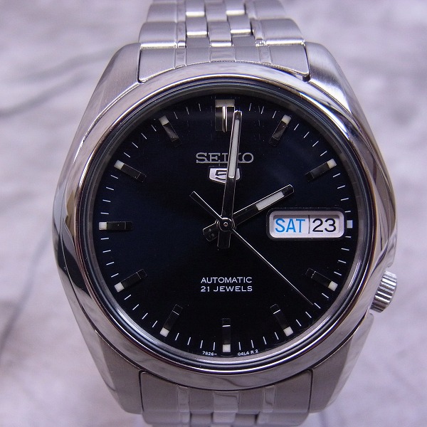 SEIKO セイコー 5 ファイブ 7S26-01V0 裏蓋スケルトン T153）希少 良品
