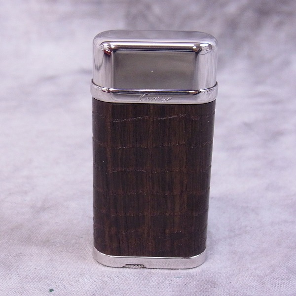 実際に弊社で買取させて頂いたCartier/カルティエ ローラーガスライター ゴドロン クロコ型押し