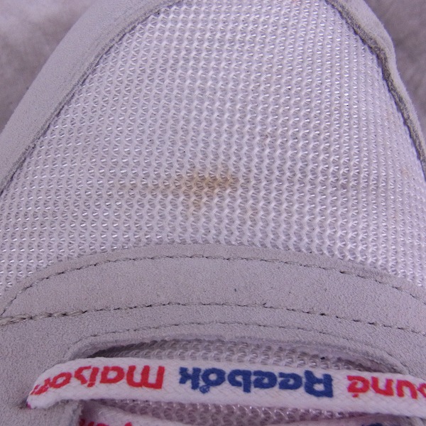 実際に弊社で買取させて頂いたReebok×MAISON KITSUNE/リーボック×メゾンキツネ レザー スニーカー M46165/29の画像 6枚目