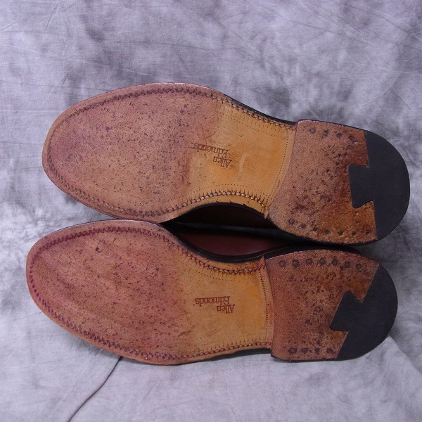 実際に弊社で買取させて頂いたAllen Edmonds/アレンエドモンズ コードバン プレーントゥ レザーシューズ 9591/6Eの画像 2枚目
