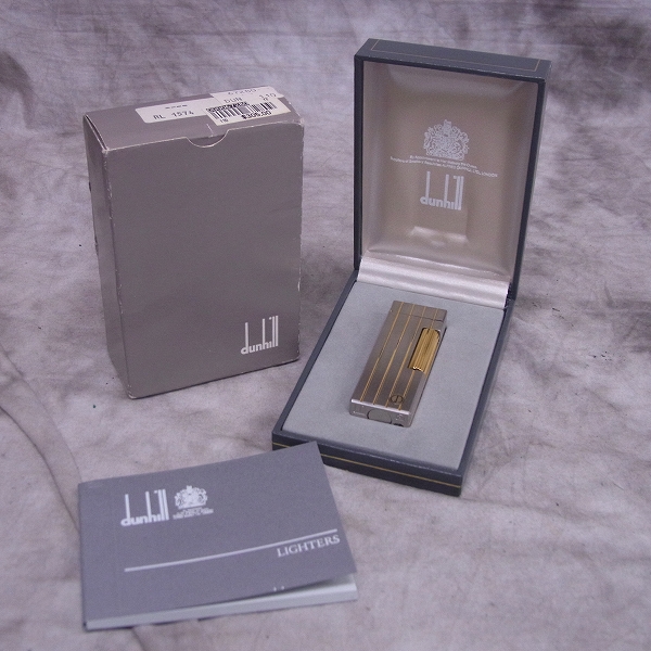 実際に弊社で買取させて頂いたdunhill/ダンヒル ストライプ柄ローラーガスライターの画像 7枚目