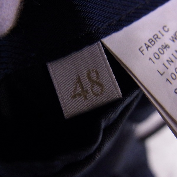 実際に弊社で買取させて頂いたEDIFICE/エディフィス ストライプ 2Bスーツ セットアップ/48の画像 3枚目