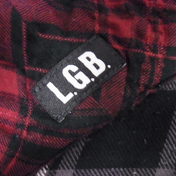 実際に弊社で買取させて頂いたLGB/ルグランブルー SHIRT-G/PK/M 04094K チェックシャツ/1の画像 2枚目