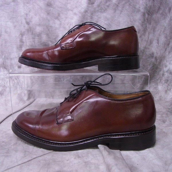 実際に弊社で買取させて頂いたAllen Edmonds/アレンエドモンズ コードバン プレーントゥ レザーシューズ 9591/6Eの画像 3枚目