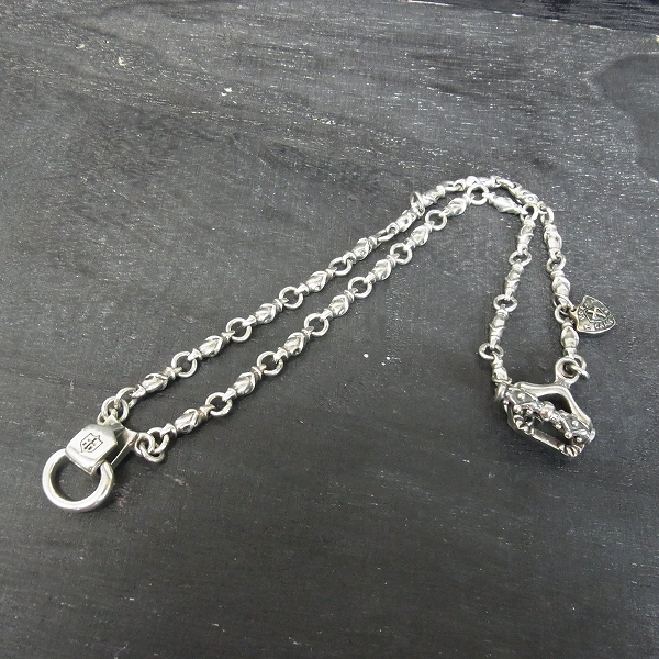 実際に弊社で買取させて頂いたLord Camelot/ロードキャメロット デザインチェーンｗ/ガーネット LC-1009GN 40㎝