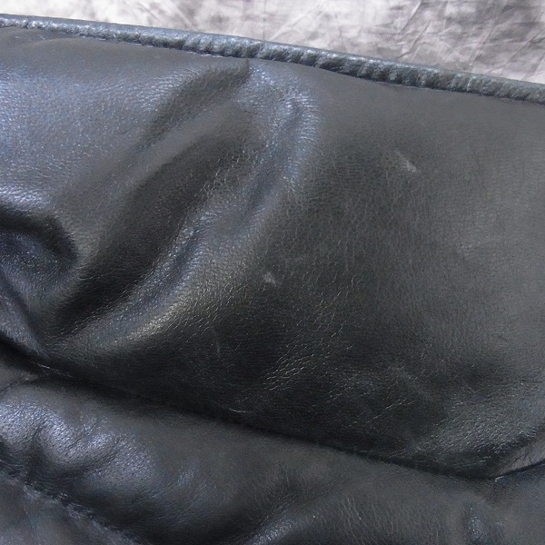 実際に弊社で買取させて頂いたdrestrip/ドレストリップ 鹿革/ディアスキン レザーダウンジャケット 1の画像 6枚目