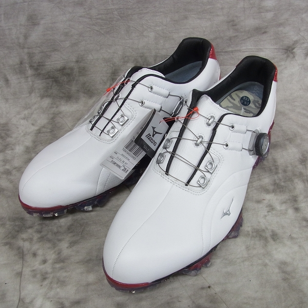 実際に弊社で買取させて頂いた【未使用】Mizuno/ミズノ ゴルフシューズ GENEM 006/ジェネム006 Boa 51GM160062 29cm ホワイト×レッド