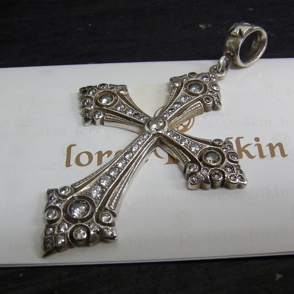 実際に弊社で買取させて頂いた【ギャラ付】LoreeRodkin/ローリーロドキン ファンシーゴシッククロスペンダント/ラージ 01P590-886