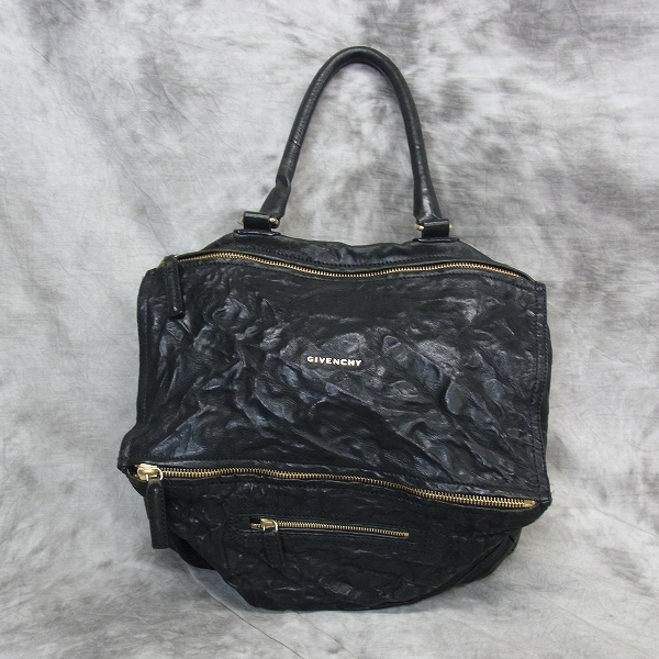 実際に弊社で買取させて頂いたGIVENCHY/ジバンシー PANDORA/パンドラ  シワ加工 ショルダーバッグ 2WAY/ラージの画像 1枚目
