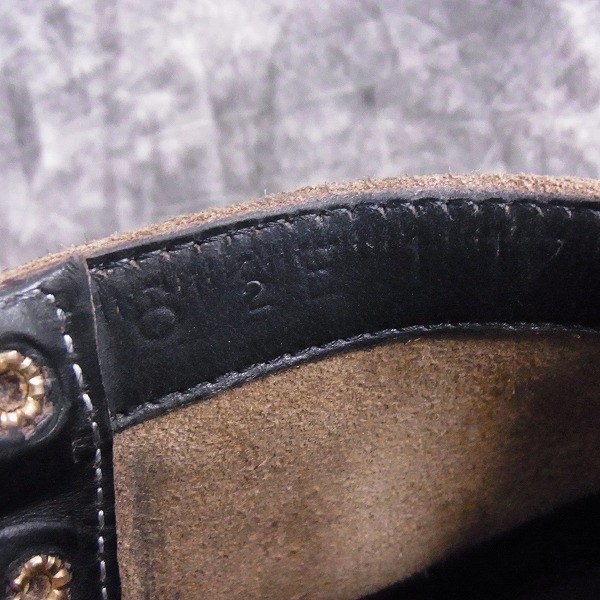 実際に弊社で買取させて頂いたWHITE’SBOOTS/ホワイツブーツ セミドレスブーツ 2332-C-BLCX ブラック/6.5Eの画像 5枚目