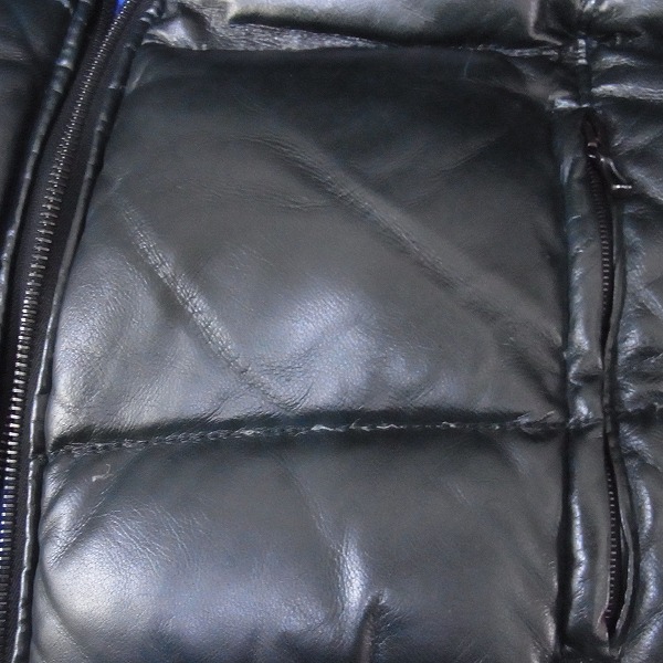 実際に弊社で買取させて頂いたdrestrip/ドレストリップ 鹿革/ディアスキン レザーダウンジャケット 1の画像 7枚目