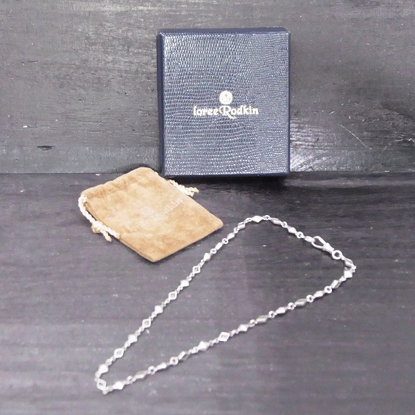 実際に弊社で買取させて頂いたLoree Rodkin/ローリーロドキン ミックスダイヤモンドシェイプクロスチェーンの画像 4枚目