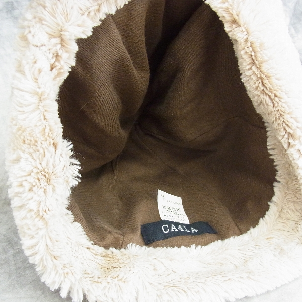 実際に弊社で買取させて頂いたCA4LA/カシラ モヘア/ニットキャップ 2点セットの画像 4枚目