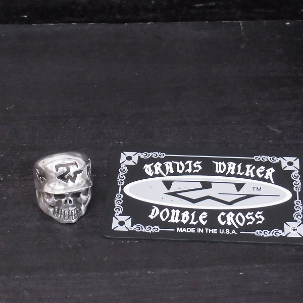 実際に弊社で買取させて頂いたTRAVIS WALKER/トラヴィスワーカー 80/100 ヘルメットスカルリングの画像 8枚目