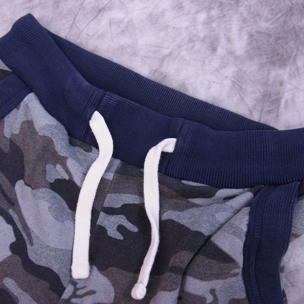 実際に弊社で買取させて頂いたHYDROGEN/ハイドロゲン 迷彩カモ zip/ワッペン スウェットパンツ/ジョガーパンツ Mの画像 2枚目