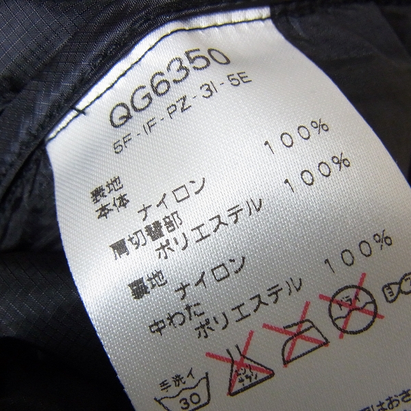 実際に弊社で買取させて頂いた【未使用】le coq sportif/ルコックスポルティフ ゴルフウェア 中綿アウター ブラック/Lの画像 2枚目