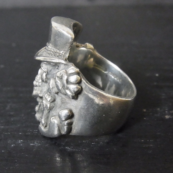 実際に弊社で買取させて頂いたCRAZY PIG/クレイジーピッグ CP628 CPD Skull Mascot/スカル マスコットリング 24号の画像 2枚目