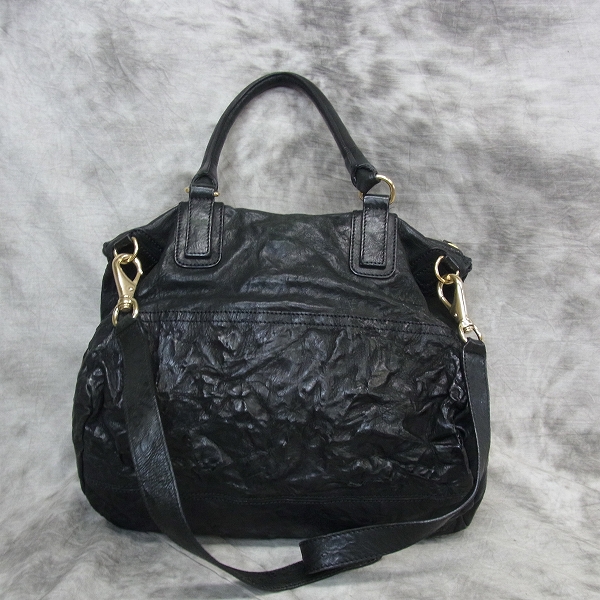実際に弊社で買取させて頂いたGIVENCHY/ジバンシー PANDORA/パンドラ  シワ加工 ショルダーバッグ 2WAY/ラージの画像 2枚目