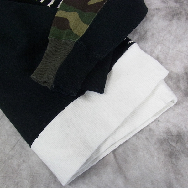 実際に弊社で買取させて頂いたSOPHNET./ソフネット CAMOUFLAGE PANEL BORDER CREW NECK SWEAT/SOPH-167098/Sの画像 5枚目