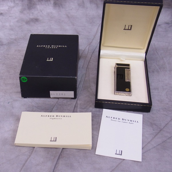 実際に弊社で買取させて頂いたdunhill/ダンヒル ブラックラッカー ガスライターの画像 4枚目