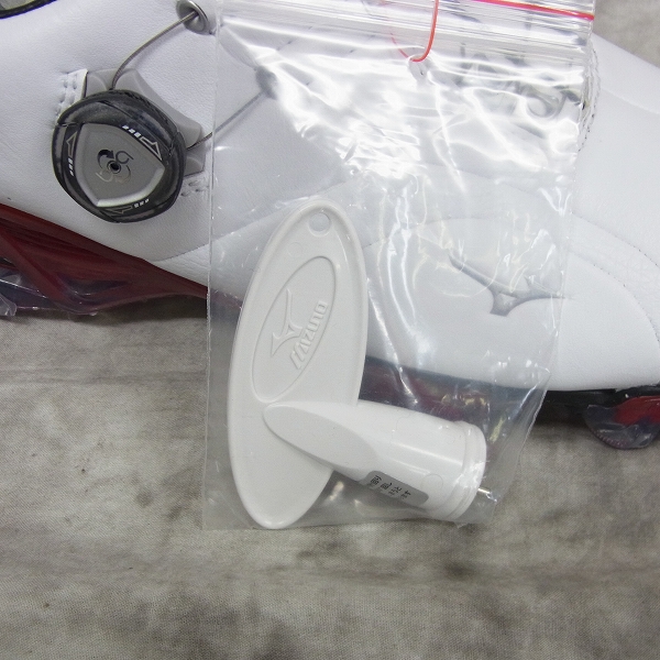 実際に弊社で買取させて頂いた【未使用】Mizuno/ミズノ ゴルフシューズ GENEM 006/ジェネム006 Boa 51GM160062 29cm ホワイト×レッドの画像 7枚目