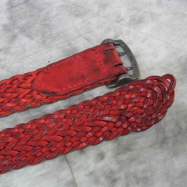 実際に弊社で買取させて頂いたAKM/エイケイエム ラグジュアリーベルト/編み込み ダブルピンの画像 2枚目