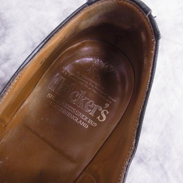 実際に弊社で買取させて頂いたTrickers/トリッカーズ Bouton/バートン ウィングチップ レザーシューズ M5633/8の画像 4枚目