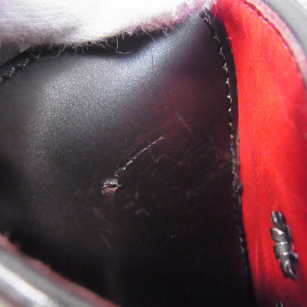 実際に弊社で買取させて頂いたHUGO BOSS/ヒューゴボス イタリア製 ハイカット/レザーブーツ 16055/42の画像 8枚目